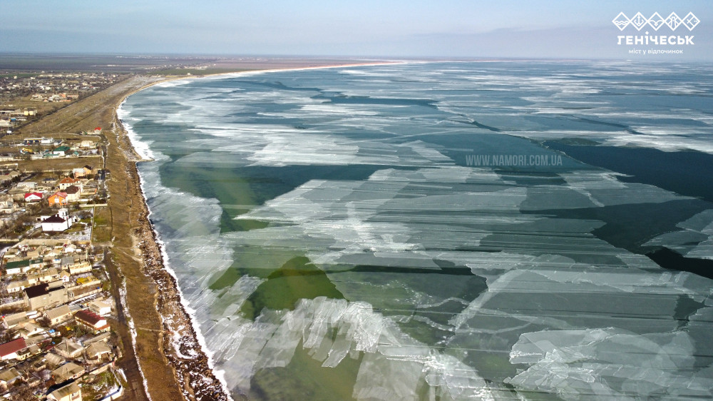 Зимняя сказка в Геническе и на Арабатской Стрелке