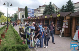 Деревянный рынок в Трускавце