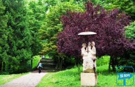 Курортный парк в Трускавце