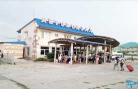 Автовокзал в Железном порту